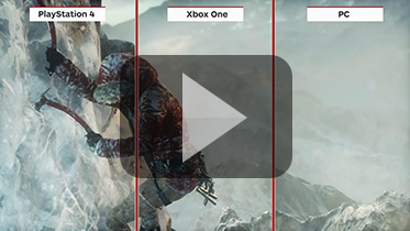 《古墓丽影：崛起》PS4、PC、Xbox One演示视频对比
